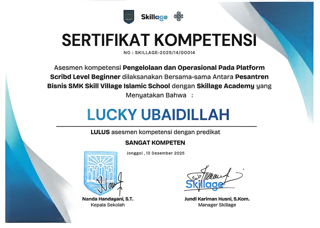 Sertifikat Scribd